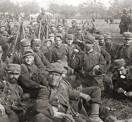 Soldats français à la Marne, 1914