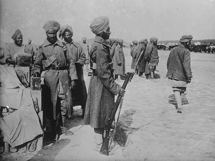 Troupes indiennes en France, 1914/1915
